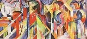 Franz Marc Stables (mk34) oil painting picture wholesale
